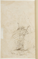 K VII 014
<br/>
Wandelaar onder een grote boomgroep
<br/>
<em>Rosa, Salvator (1615-1673)</em>